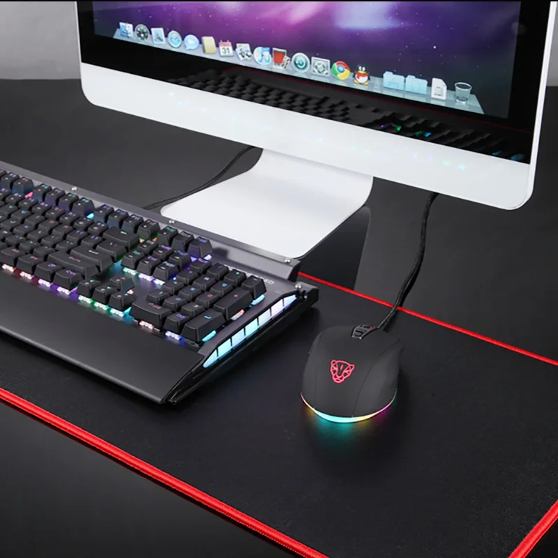 motospeed v60 usb wired gaming mouse mice 7 button 5000dpi dpi optical sensor mause rgb back light for laptop pc matte rexture free global shipping