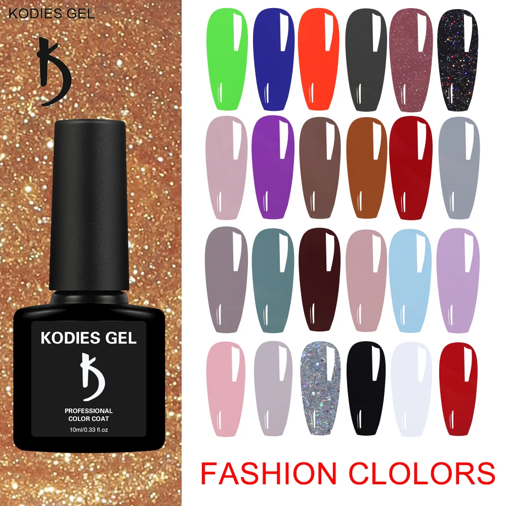 

KODIES GEL HOT Gel Nail Polish Manicure UV Gels Nails Art Supplies 10ML Vernis Resin Polishes Gellak for DIY Nailart Designs