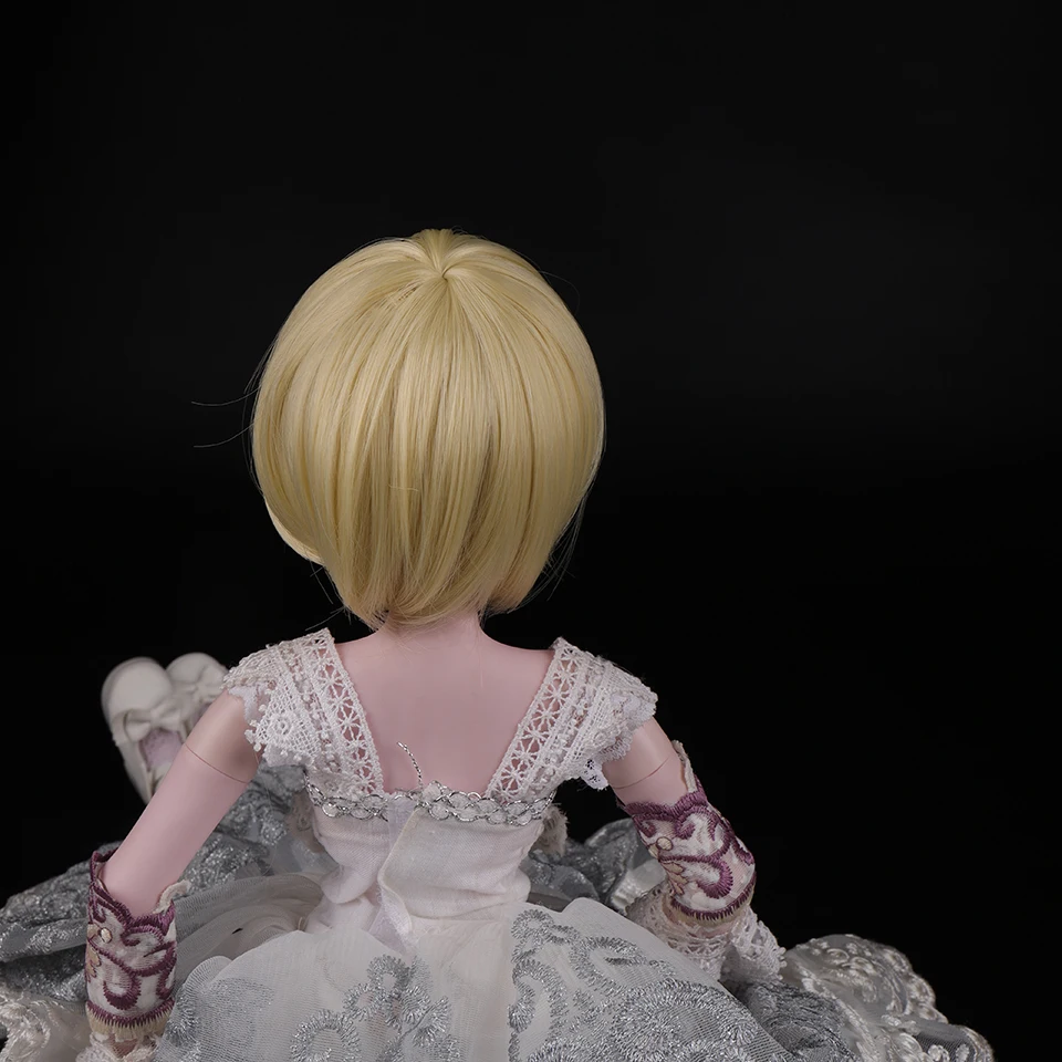 Cataleya BJD парик 1/3 1/4 короткие черные прямые и кудрявые челки волос Высокая температура волокна для куклы