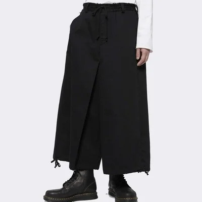 

new The autumn and Winter Yamamoto Spring and summer bloomers, eight-point skirt pants, dark-bound pants