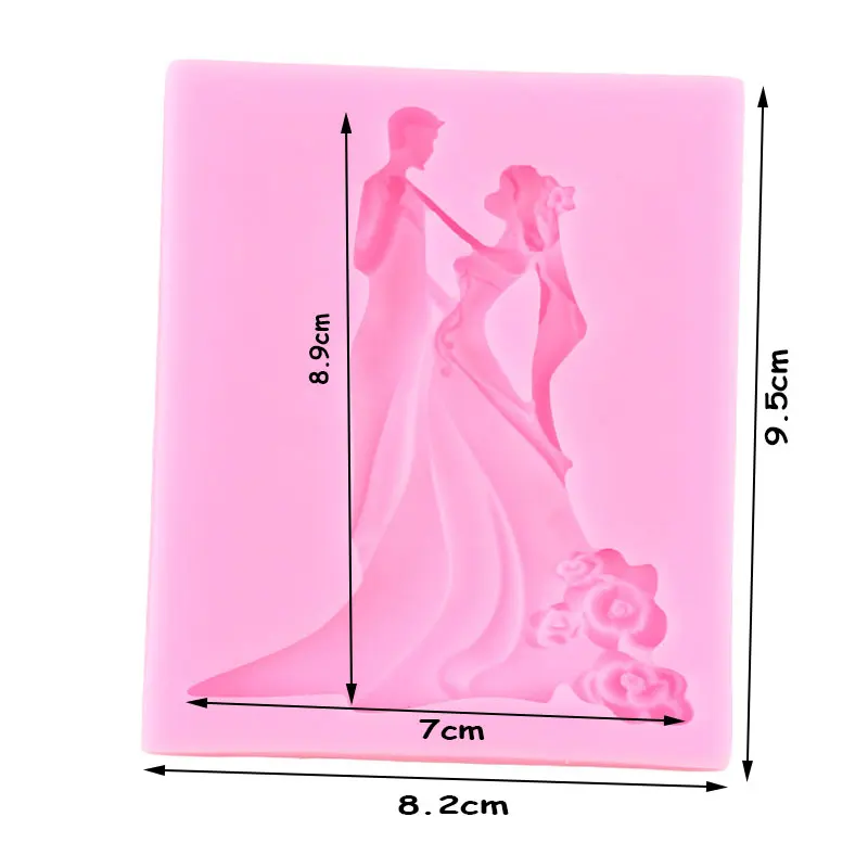 Свадебные силиконовые формы для невесты и жениха|Пресс глины| |