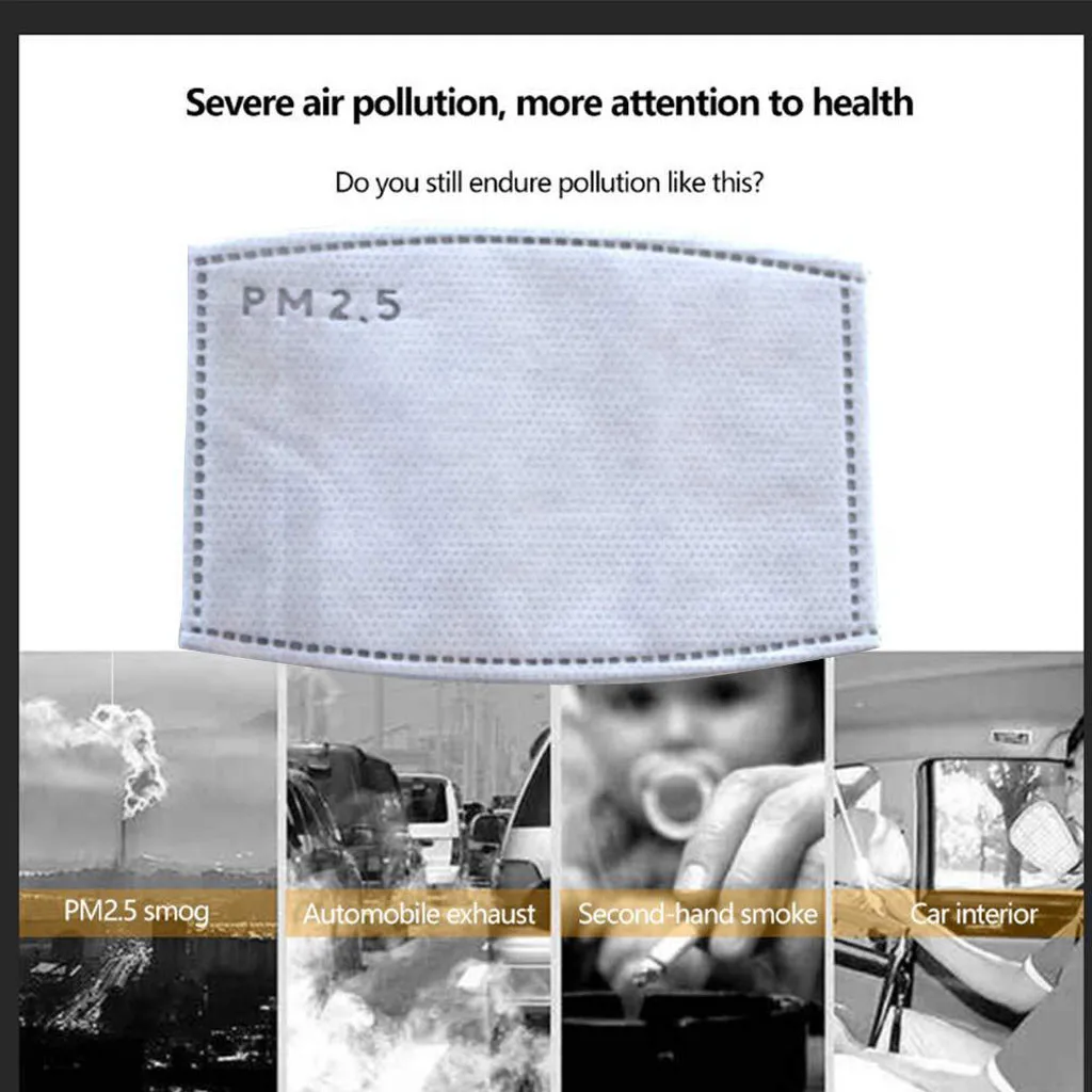 

Cotton Mask Sand Face Mask Anti Dust Sunscreen PM2.5 Mouth Mask Activated Carbon Filter Mask Fabric Masks Washable Reusable