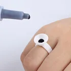 100 шт., одноразовые кольца для перманентного макияжа на палец