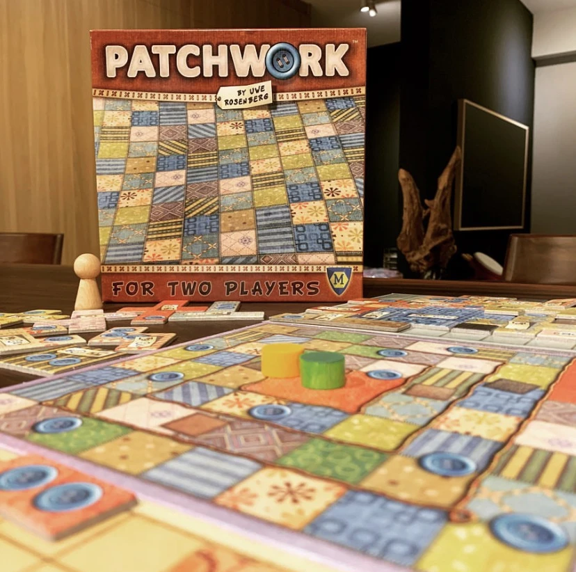 Настольная игра в стиле пэчворк 2 игрока семейный/вечерние лучший подарок для