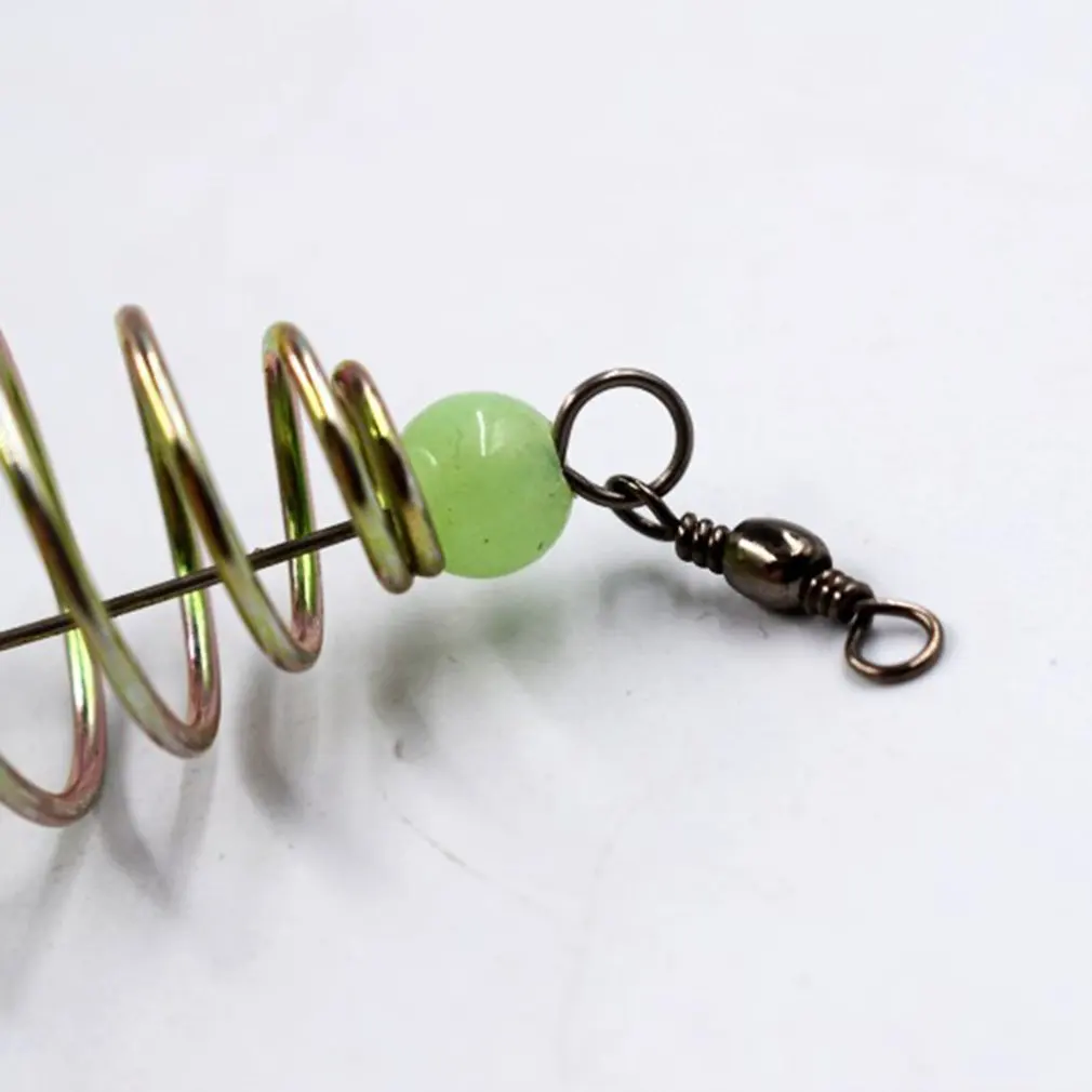 

Olive-Type Explosion Hook With Spring Fishing Gear Accessories Fishing Tackle Luminous Beads Bait Spring Bait Fishing Bait