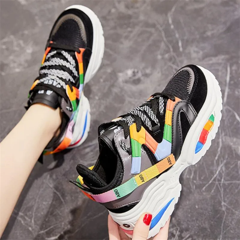

2020 Comfortable Women Sneakers Spring Sports Shoes Woman Jogging Shoes Breathable Anti Slip Boots Zapatos Corrientes De Verano