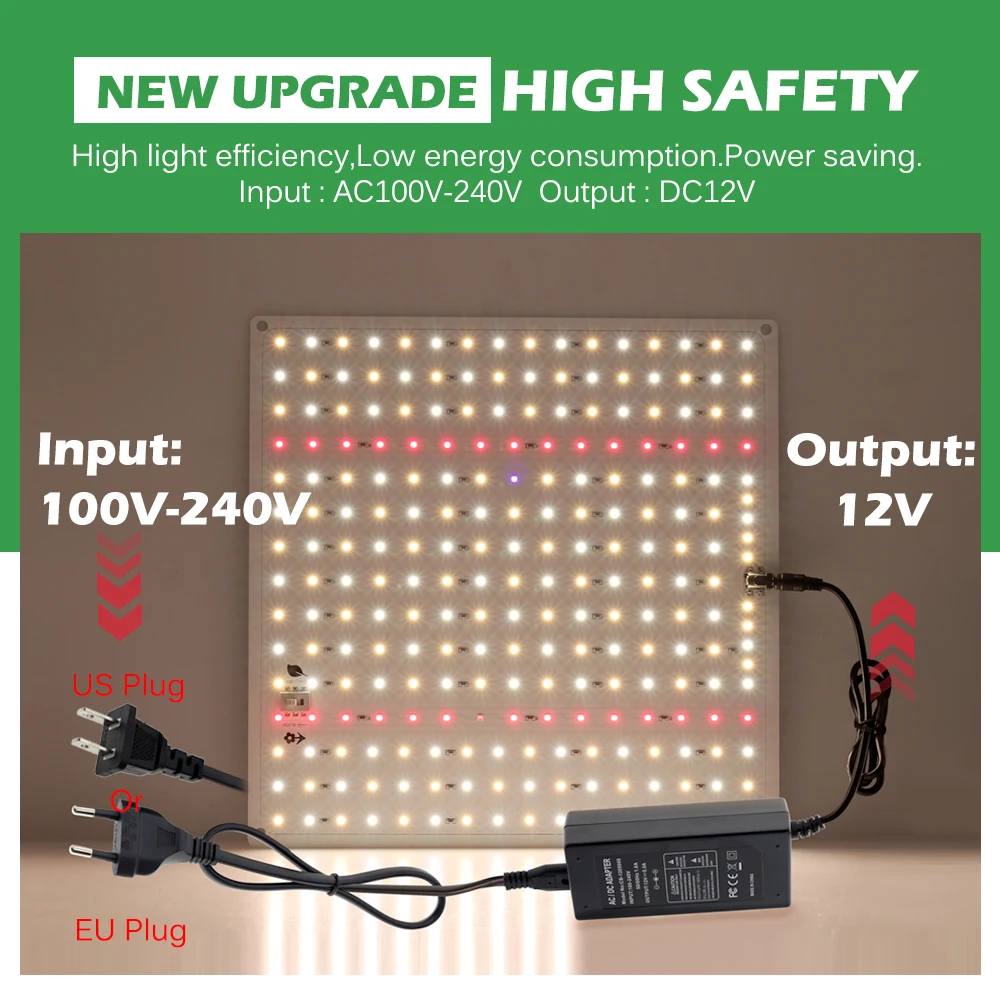 

LED Grow Light Samsung LM281B Full Spectrum For Flowers Vegetables 2 Models Dimmable Phyto Lamp For Greenhouse Plant Waterproof