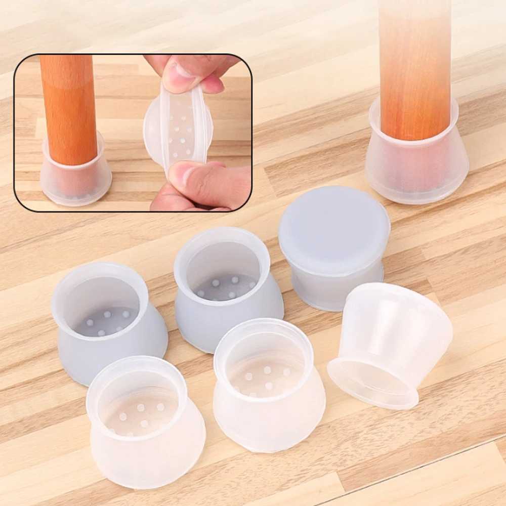 1/4/8PCs Furniture Table Chair Leg Feet Cover Protector Pads Non-slip Caps Foot Protection Bottom |