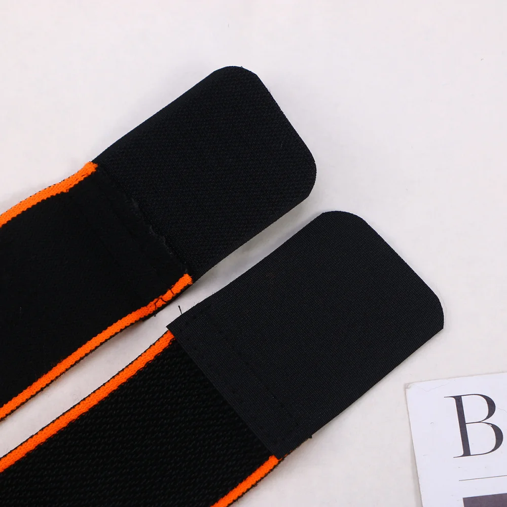 

Knee Sleeve with Adjustable Strap for Pain Relief Knee Support Running Basketball or Other Exercises - Size (Orang