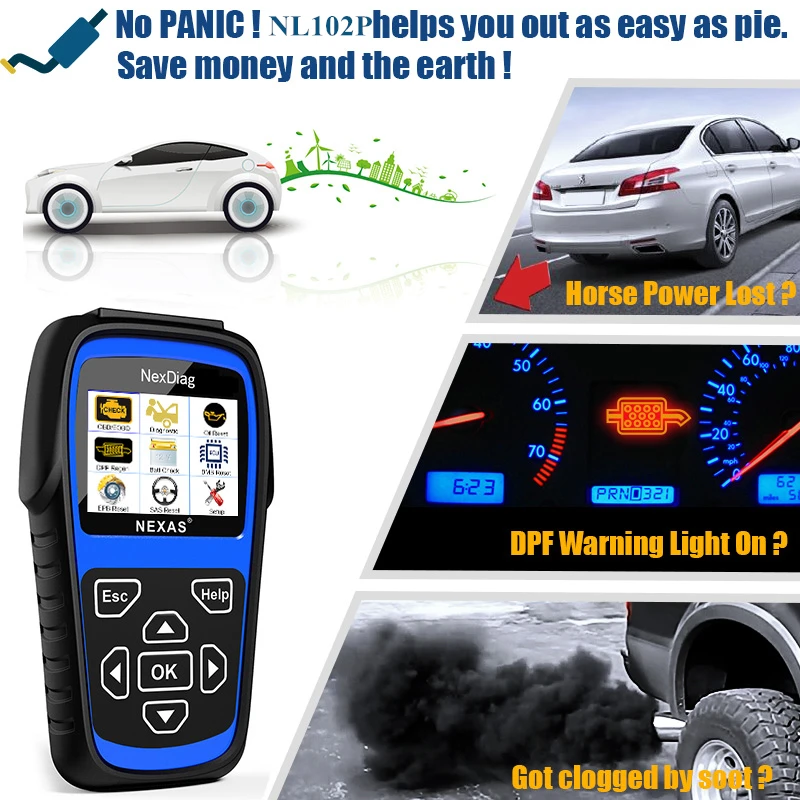 Сканер 2 в 1 для автомобилей и грузовиков 12 В + 24 диагностический инструмент