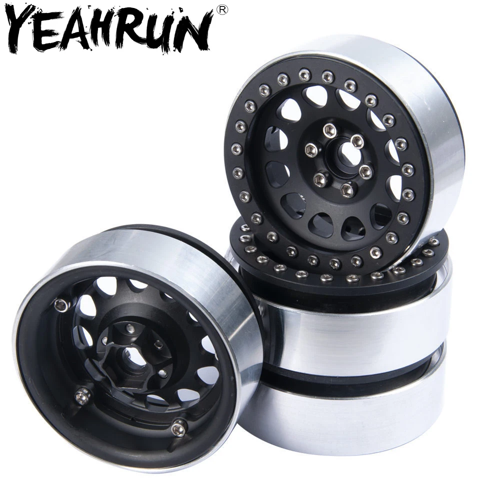 YEAHRUN 1/10 RC Crawler 2 дюйма сплав Beadlock колесные диски с втулкой для SCX10 Wraith D90 | Игрушки и