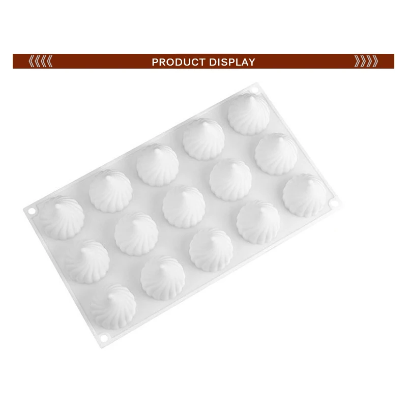 Инструменты для украшения тортов в форме цилиндра 15 ячеек 3d Силиконовая форма