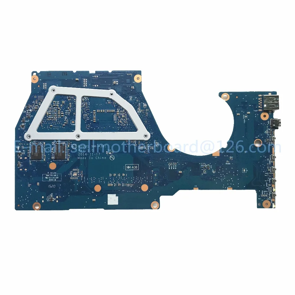 Для lenovo Yoga3 14 ноутбук материнская плата 5B20K78778 BTUU1 NM-A381 с SR27G i3-5005U 940 м 2 Гб GPU тестирование