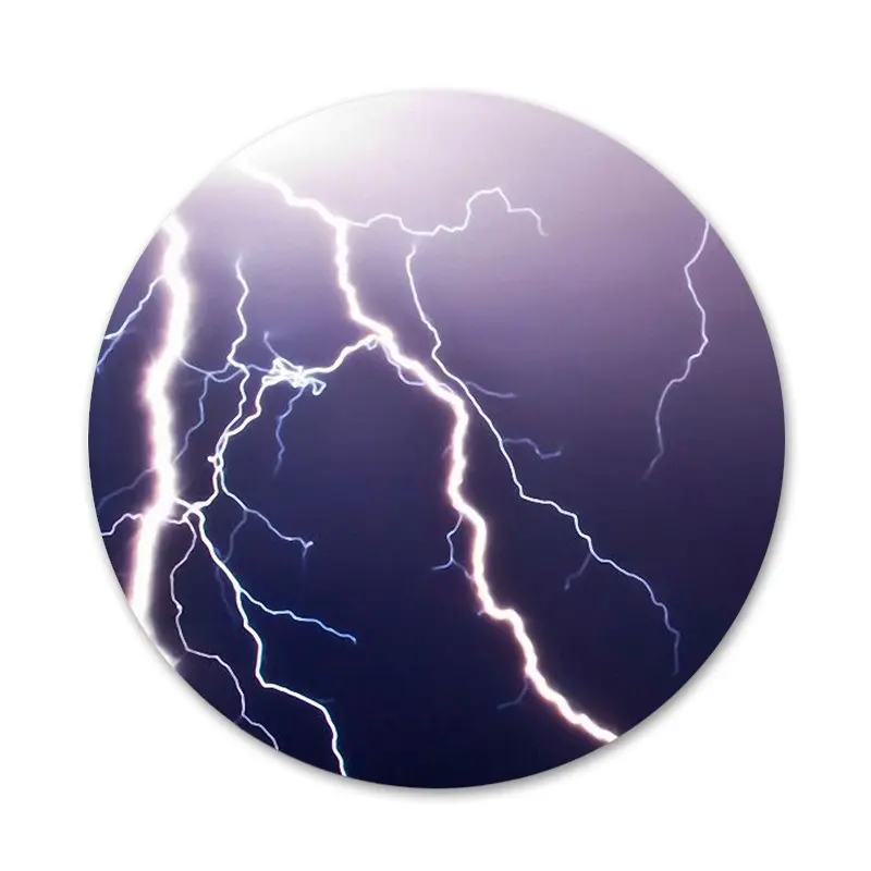 Lightning storm Badge Brooch Pin Accessories For Clothes Backpack Decoration gift | Дом и сад