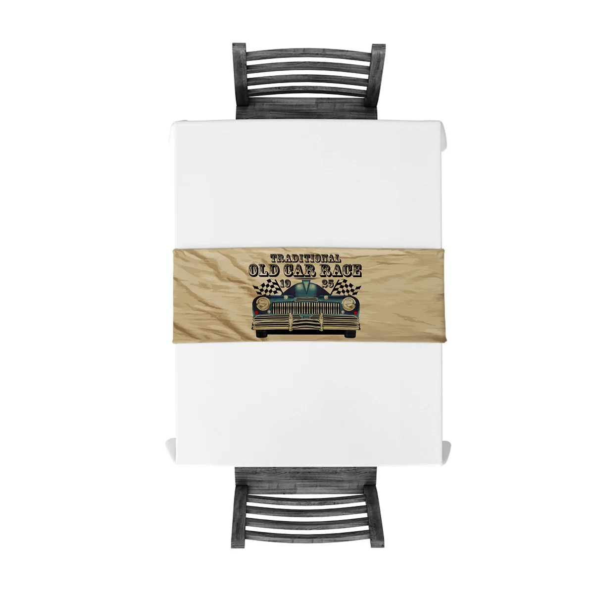 Традиционная старинная Автомобильная дорожка для гоночного стола декор кухни