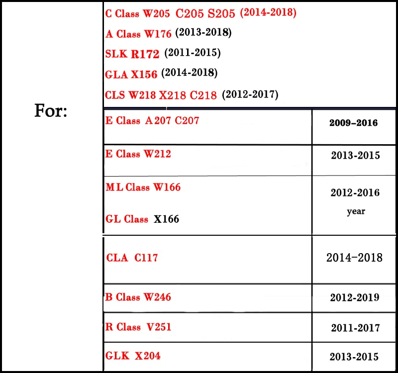 

New Style Grille Logo Emblem Insignia Badge For CLS X218 C218 E A207 C207 GL X166 R V251 SLK R172 CLA C117 GLK X204 Class Klass