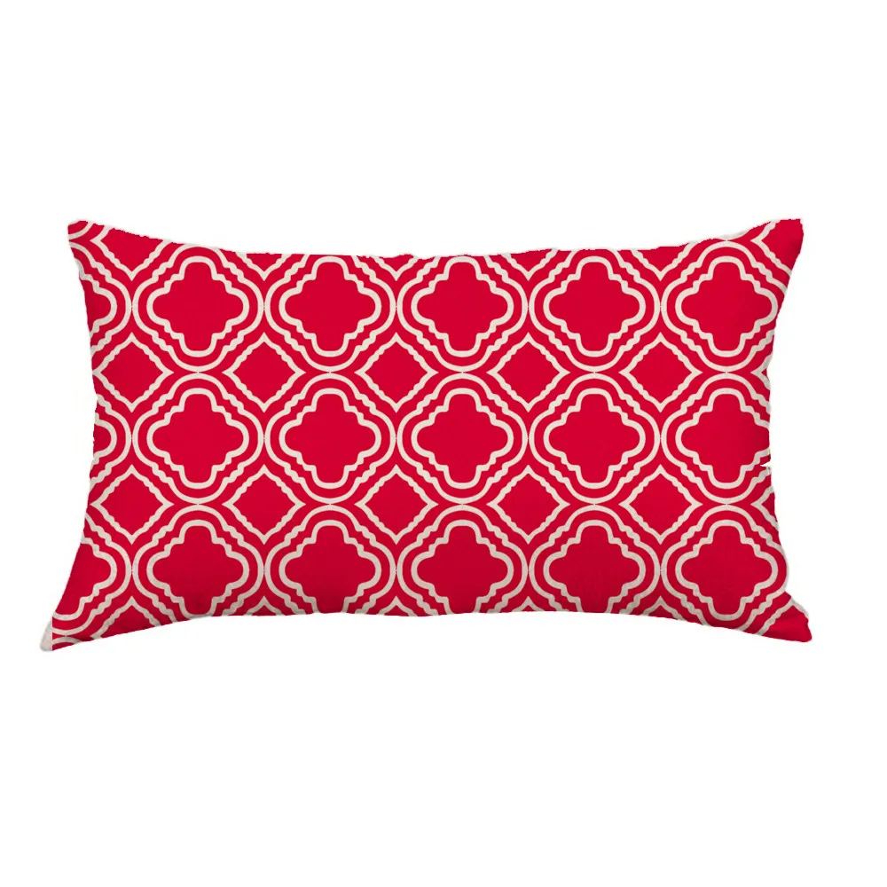 Наволочка для подушки 30*50 с геометрическими линиями чехол дивана домашний декор