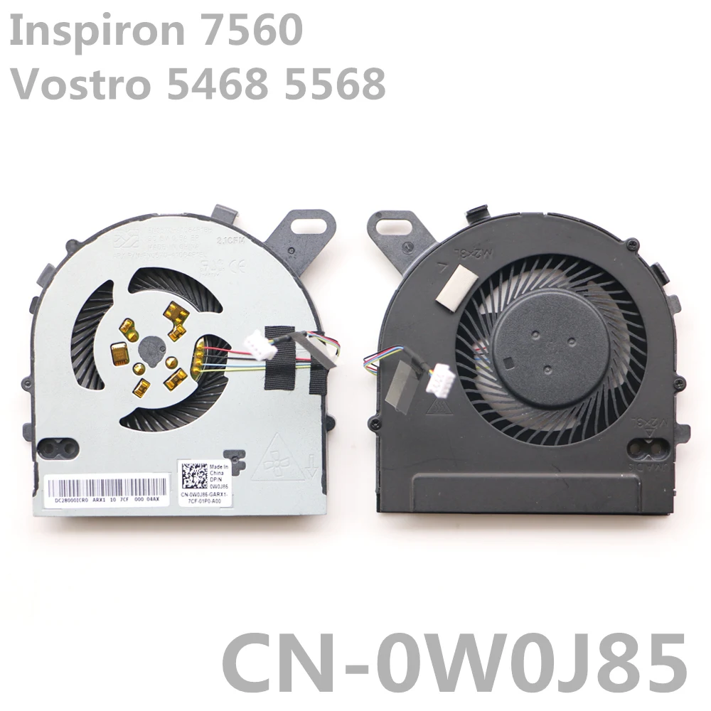 Ноутбук Процессор вентилятор для DELL Inspiron 7460 7472 7560 7572 Вентилятор охлаждения Vostro 5468