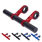 Кронштейн на руль велосипеда Расширенный кронштейн для велосипедной фары держатель компьютера стойка для лампы-фонаря стойка из сплава волокна