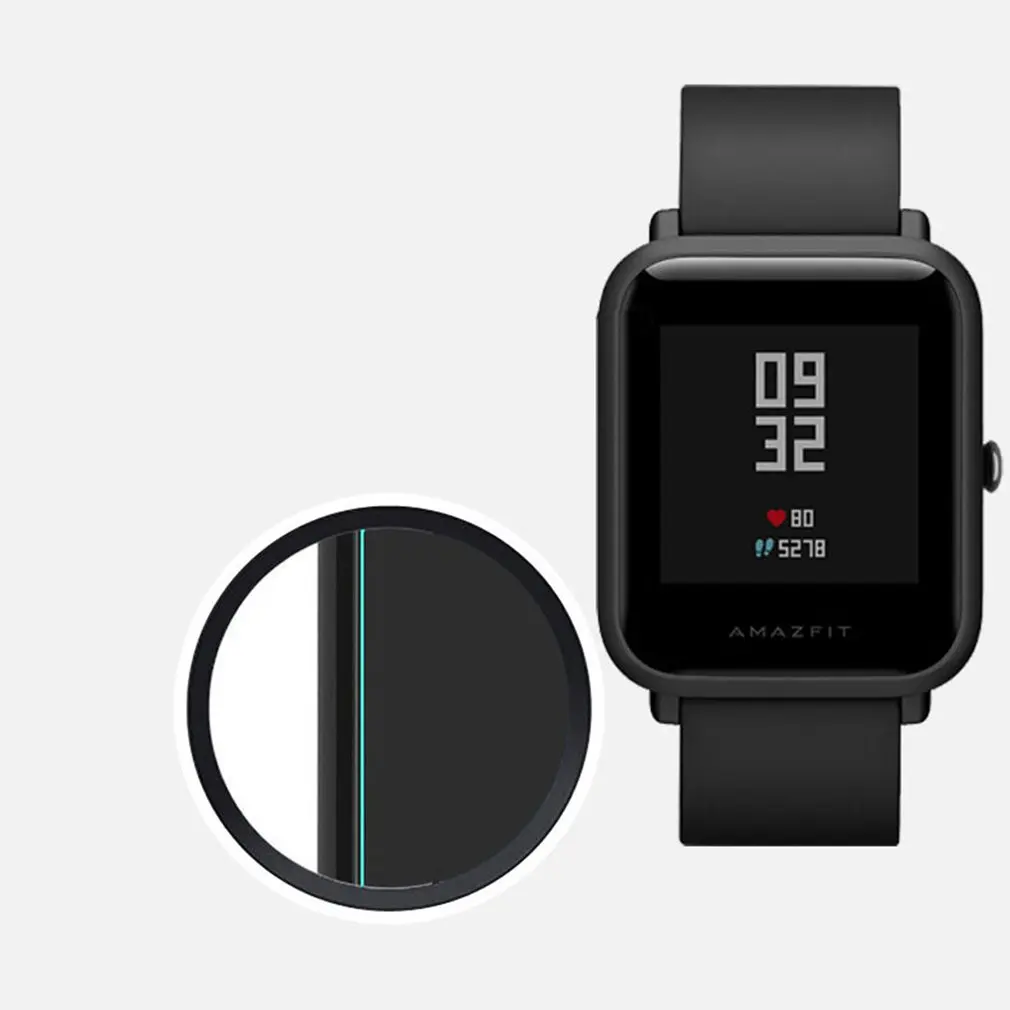 Мягкая прозрачная защитная пленка из ТПУ HD для смарт-часов Amazfit Bip BIT PACE Lite | Спорт и