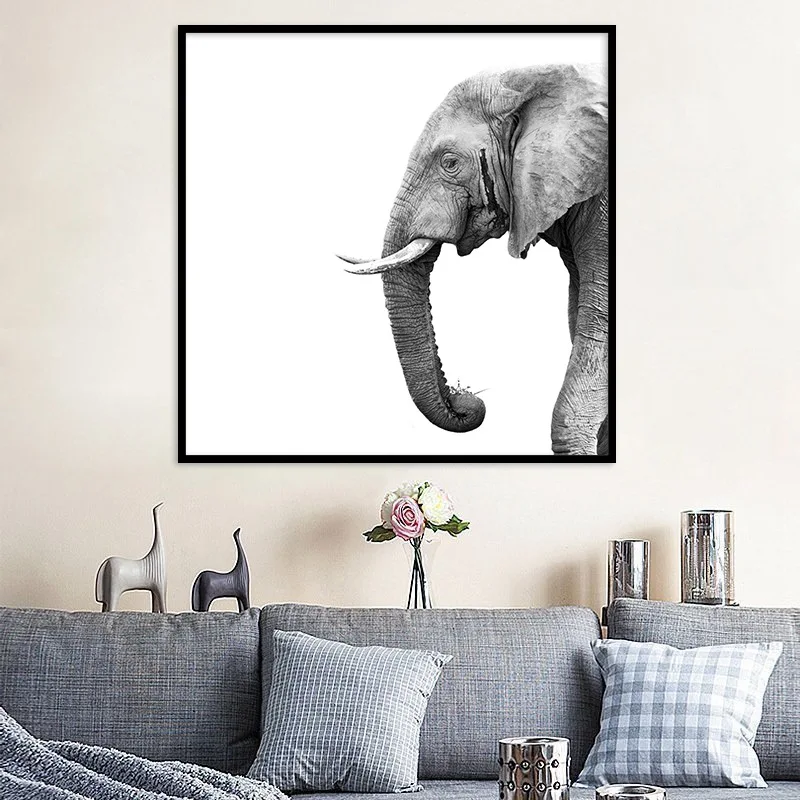 

Animal Elephant Living Room Canvas Decorative Painting Poster Picture Album Photo Home Decor Wall Art Decoration Accessories