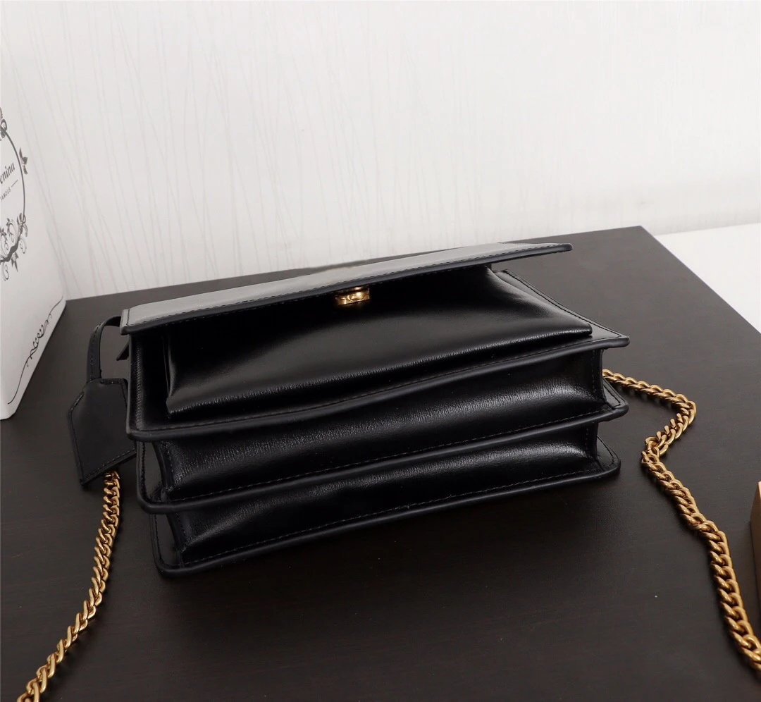 New Fashion Luxury Leather Chain design Female Bag Retro Messenger Handbag Shoulder For Women without box | Багаж и сумки