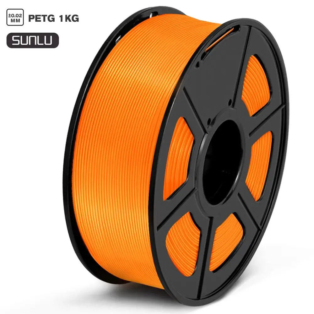 

PETG Filament 1kg 1.75mm Diameter Tolerance +/-0.02mm 320m/Roll 100% No Bubble High Strength FDM 3D Printer Printing Material