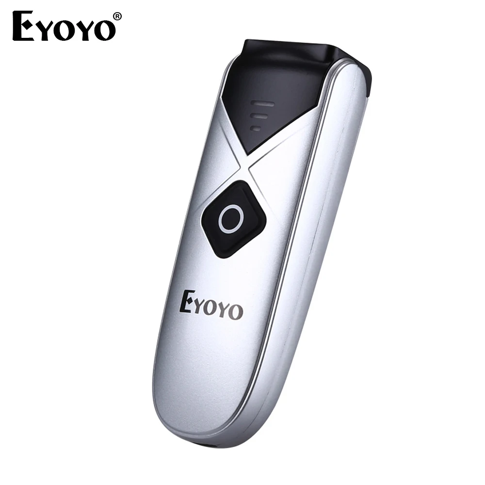Сканер штрих-кода Eyoyo EY-015C 1D Bluetooth 2 4 ГГц беспроводной и проводной USB считыватель