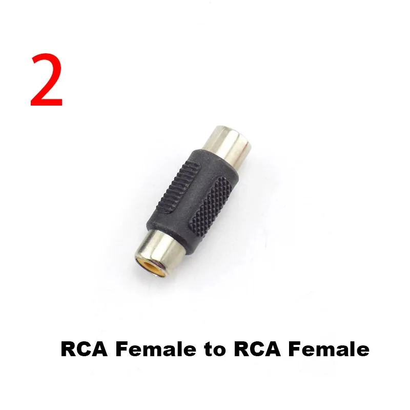 RCA Connector 3.5mm Spliter Plug to 2 Jack Male Female 3.5 AV Audio in 1 Stereo Headset Dual Headphone Adapter | Электроника