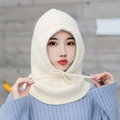 Зимние шерстяные вязанные шарф и шапка набор бини женский шарф Skullies Beanies шапки для женщин шапка s Gorras Bonnet маска цельная шапка