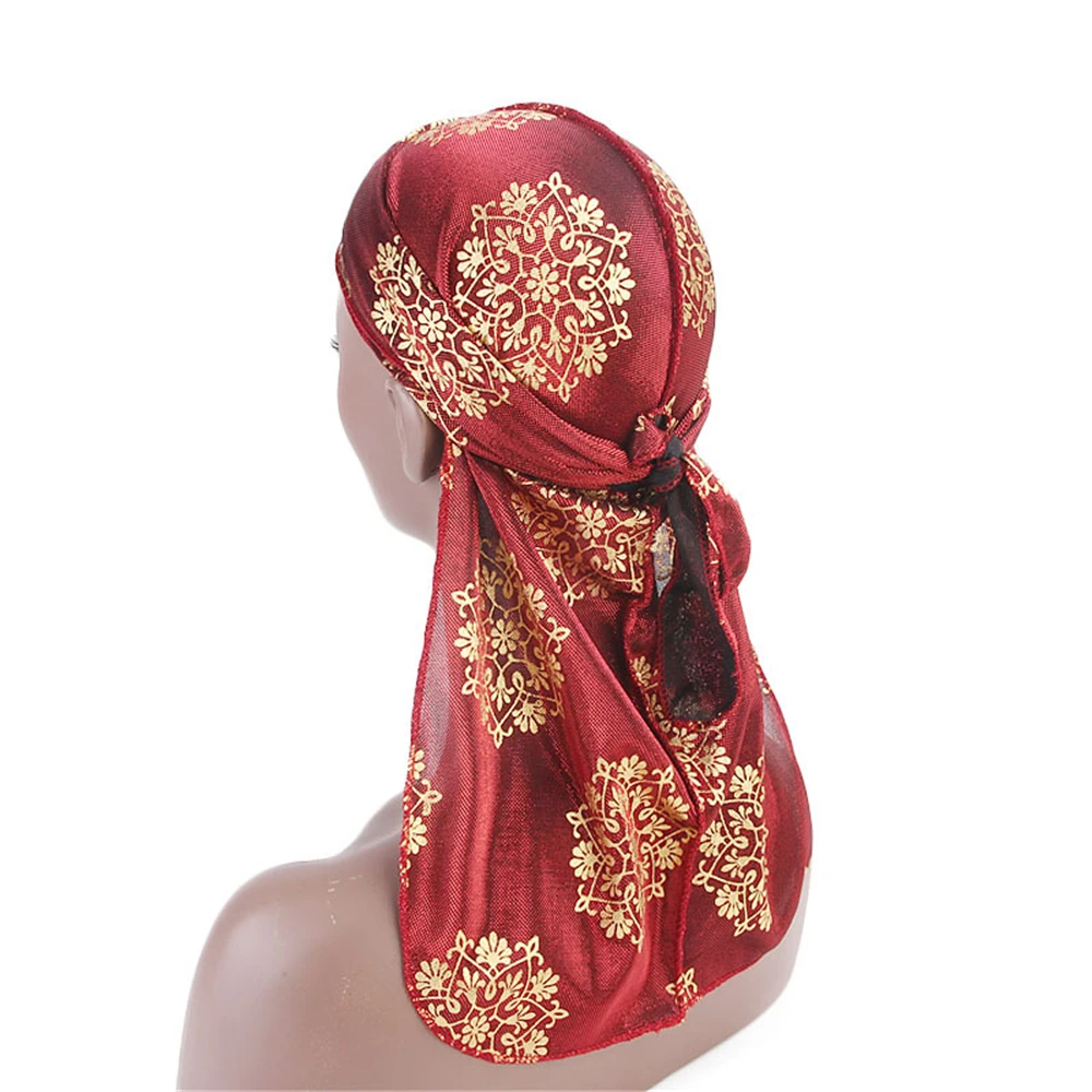 Helisopus новый мужской тюрбан с длинным хвостом Пиратская шапка модные аксессуары