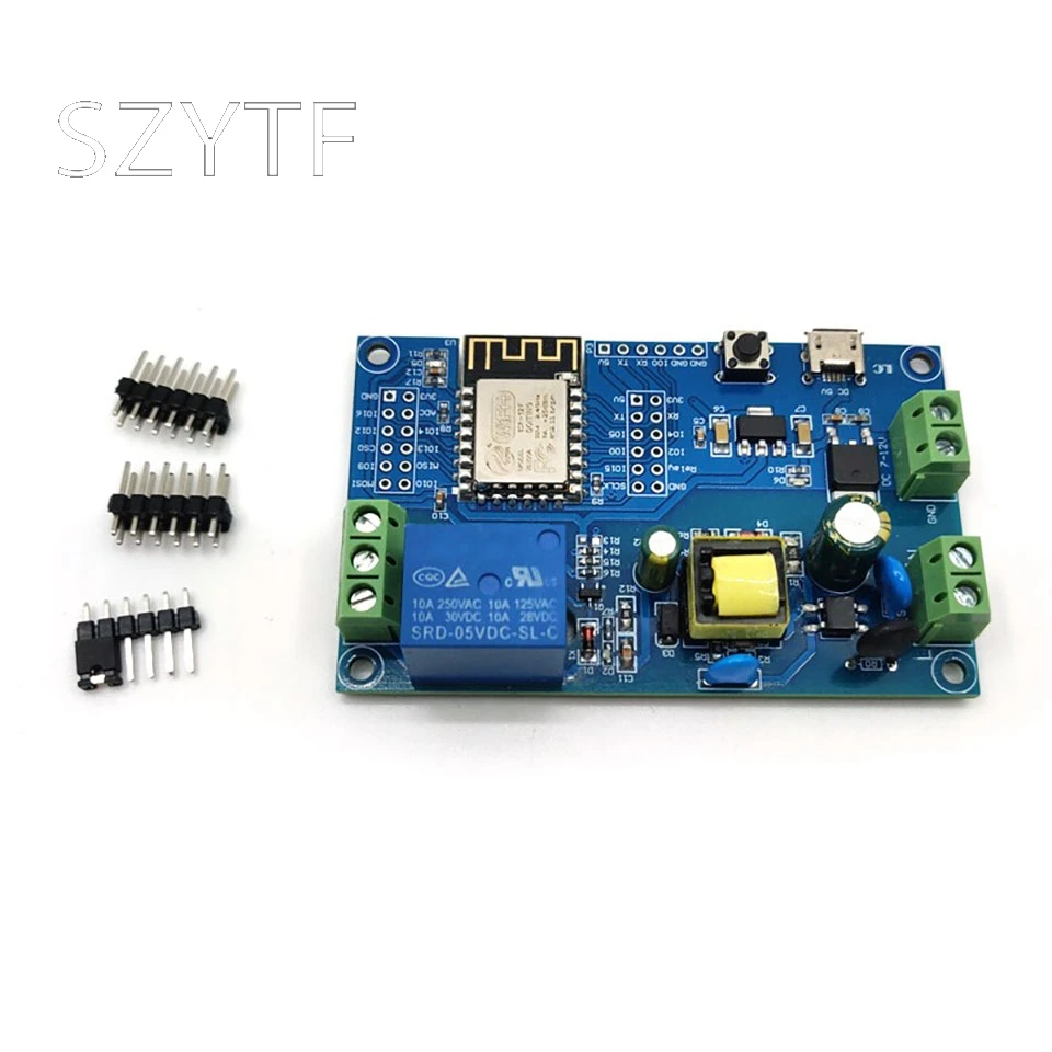 Блок питания переменного/постоянного тока ESP8266 WiFi одноканальный релейный модуль