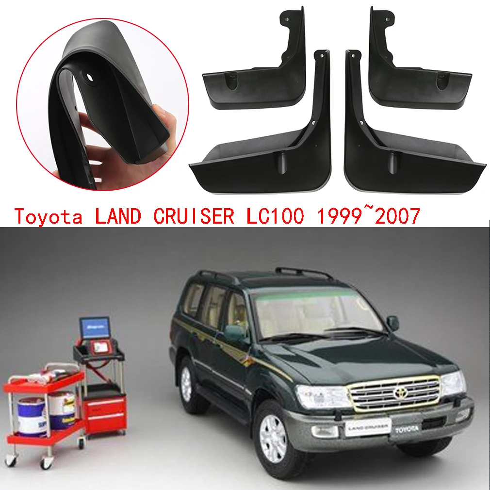 Для Toyota LAND CRUISER LC100 1999 ~ 2007 Брызговики автомобильные заслонки ограничители фартук