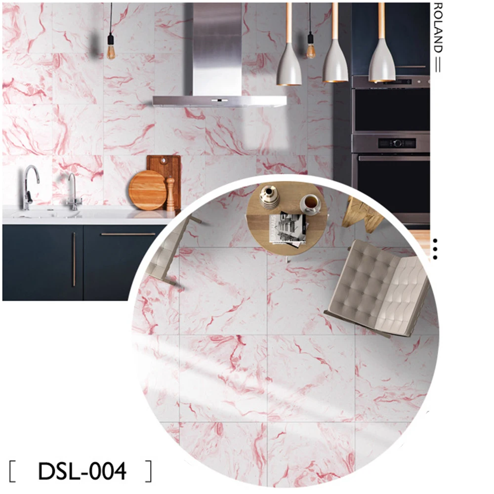 Самоклеящаяся мраморная настенная бумага 5/10 шт. Нескользящие напольные Стикеры