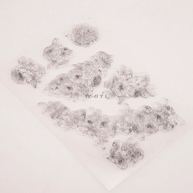 

Flower Vine Silicone Clear Seal Stamp DIY Scrapbooking Embossing Photo Album Decorative Paper Card Craft Art