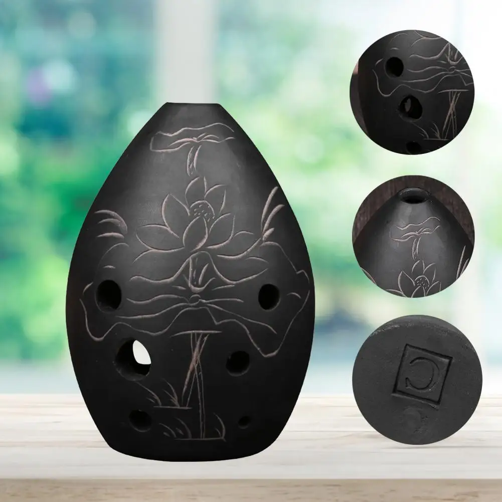 Xun 8 отверстий C-тоновая глина профессиональная китайская канавка ocarina для