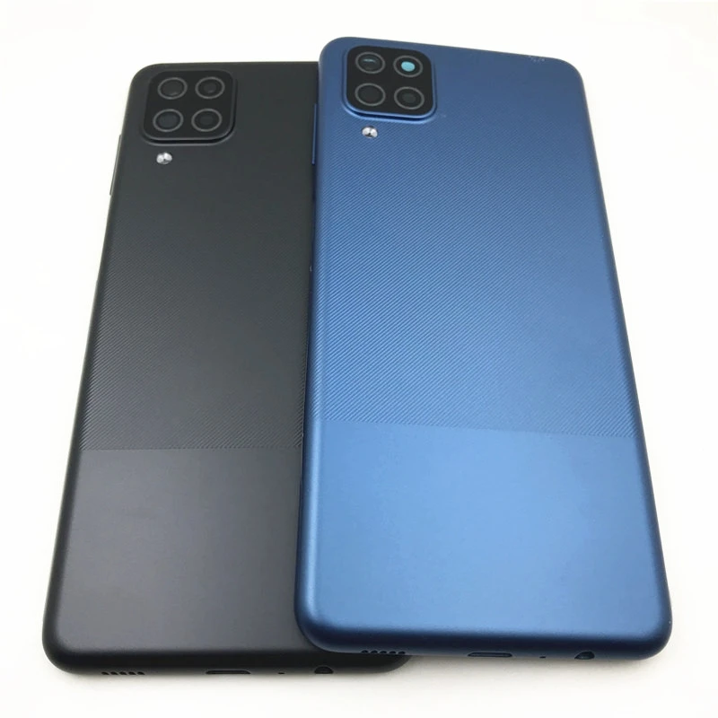 

10Pcs New For Samsung Galaxy A12 A125 A125F SM-A125F Back Battery Cover Rear Housing Cover With Side Button Replacement Parts