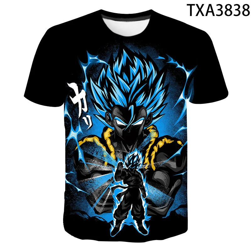 

Fashion Short Sleeve Anime Dragon 3D Printed T Shirt Men Women Children Casual Streetwear Boy Girl Kids Summer Cool DBZ Tops