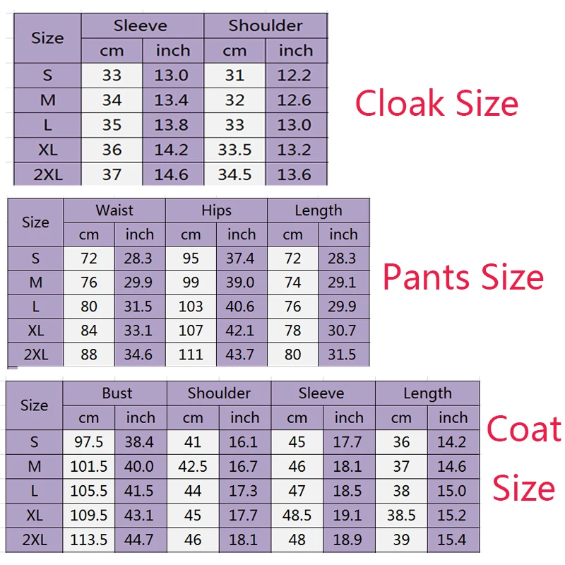 

Anime Black Clover Cosplay Costumes Asta Cos Cloak Coat Pants Wigs Full Set Fight Uniforms For Women Mens Halloween Outfit