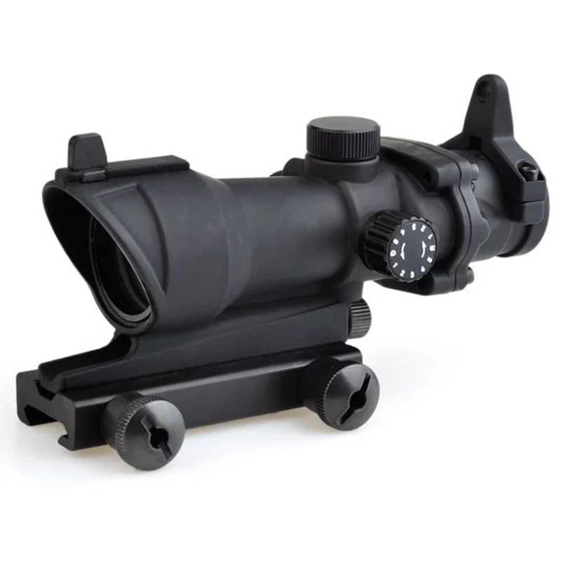 AIM ACOG 4X32 Красный точка зрения оптический прицел Прицелы Воздушный пистолет тактический Reddot пневматический прицел для страйкбола охотничьи прицелы AO5318