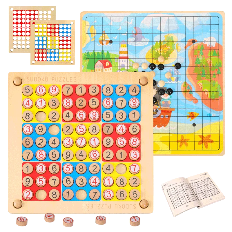 

Sudoku Пазлы Gobang обучающие игрушки для детей Обучающие игрушки Настольные игры для взрослых вызов интеллект игрушки детские подарки