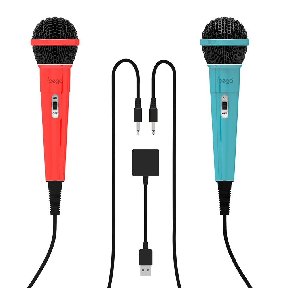 

2Pcs 3.5mm Wired Microphones with Dual 3.5mm Jack to USB Adapter for NS Switch PS5 PS4 XBox One PC Game Microphones