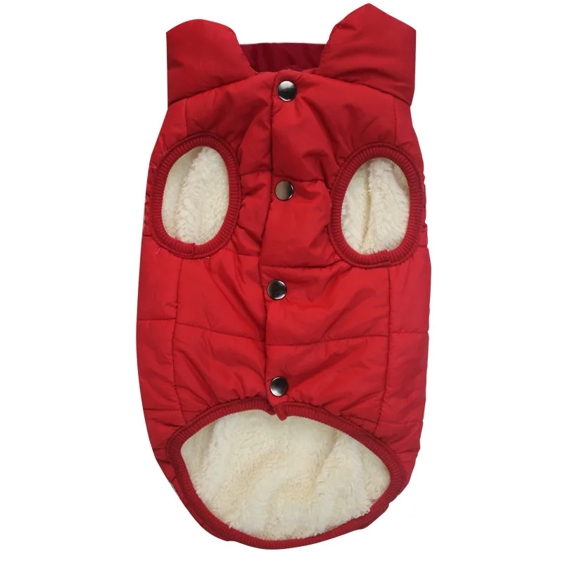 

Winter Pet Clothes Dog Warm Jacket Coat Windproof Waterproof Small Medium Large Dog Vest Pet Thick Cotton Warm Outfit XS-3XL