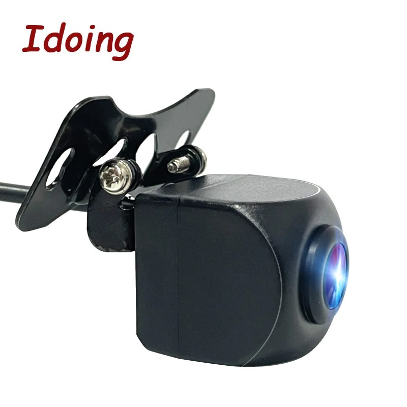 Idoing 170 Degree Angle HD Rear View Camera Car Back Reverse Camera Fish Eyes Night Vision Parking Assistance for Android8.1/9.0