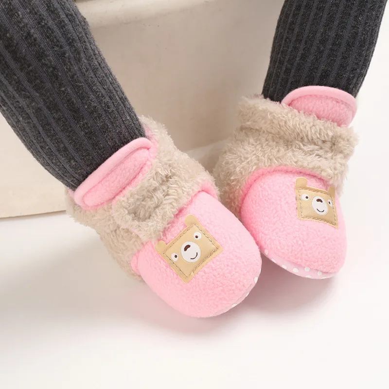 Детские ботинки для новорожденных х/б Нескользящие | Мать и ребенок