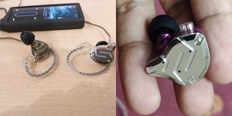 KZ ZS10 Pro 3,5 мм проводные наушники 4BA 1DD 10 единиц HiFi гарнитура тяжелый бас шумоподавление катушки железные наушники с HD микрофоном