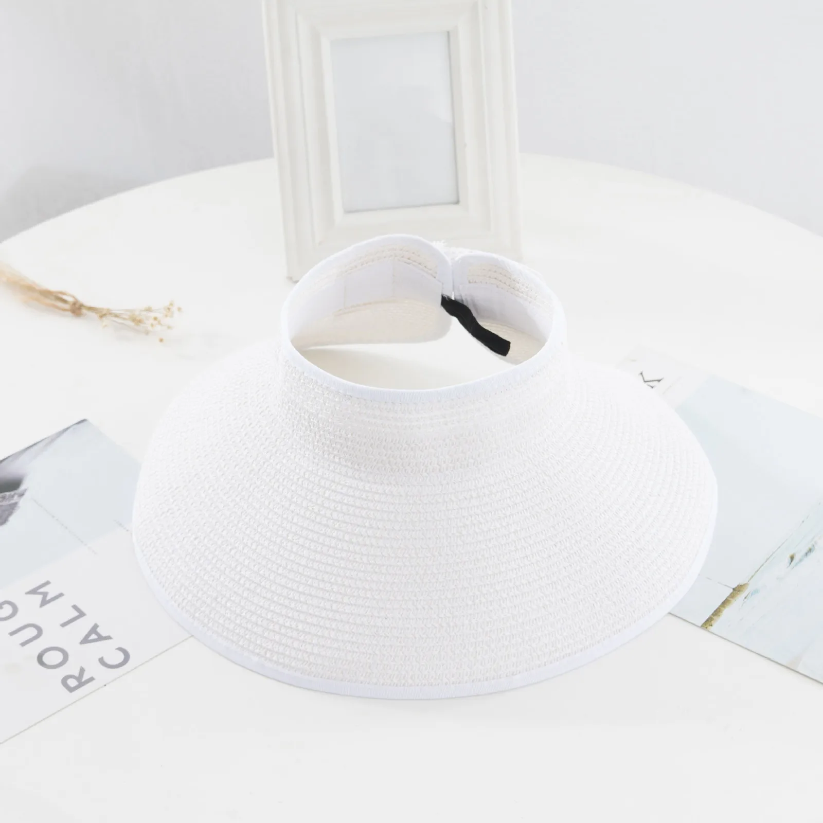 

Women's New Fashion Sun Hat Conciseness Uv Protection Visor Wide Rollable Drafting Hatbeach Hats Women Summer Sun Hats