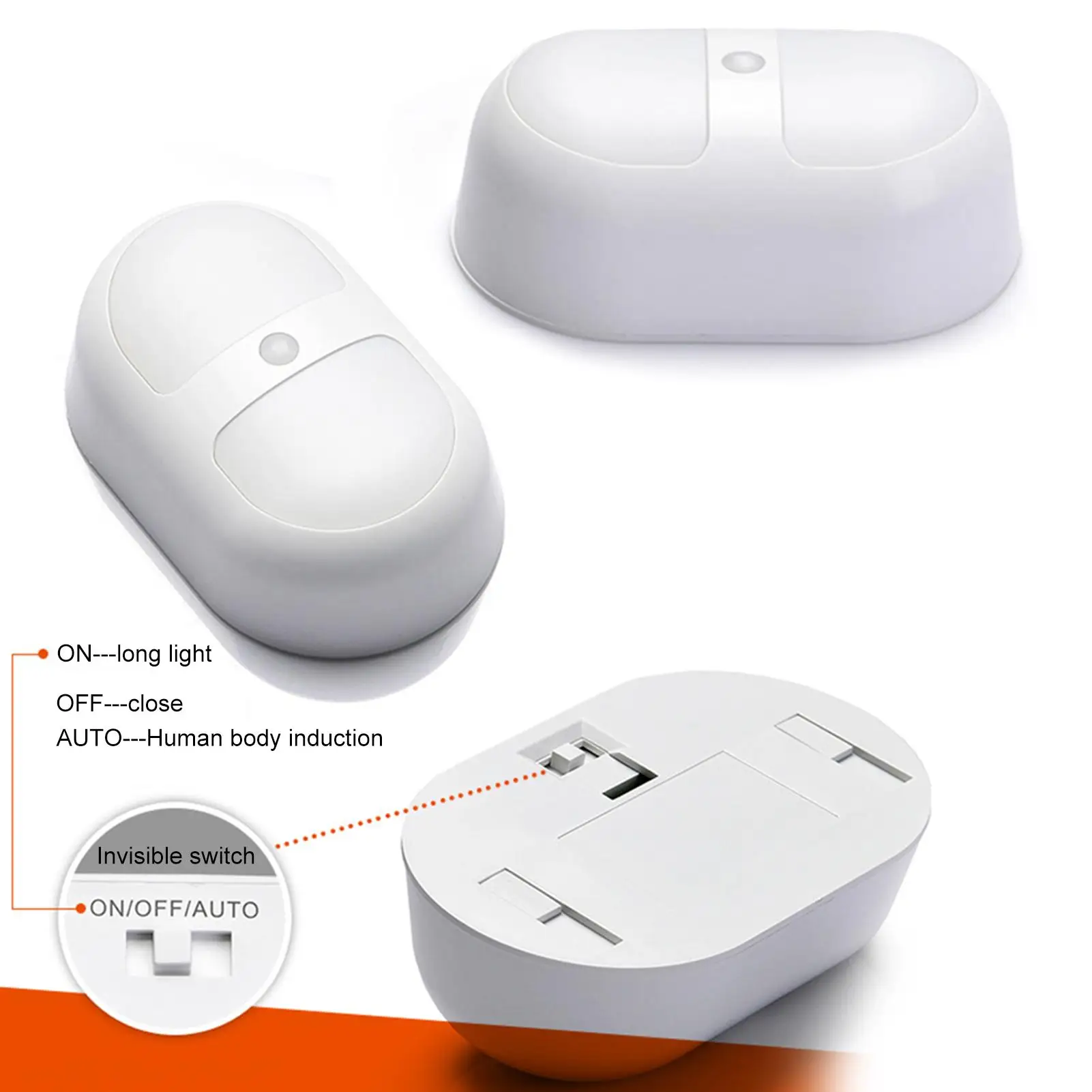 

Домашний настенный светильник с регулируемой яркостью, светодиодный сенсорный ночник, перезаряжаемая лампа для спальни