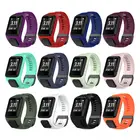 Мягкие силиконовые ремешки для TomTom Runner 2 3 Spark кардио Высокое качество Цветные сменные ремешки 3 GPS Смарт-часы браслет