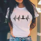 Летняя футболка с короткими рукавами для женщин топы Намасте сердцебиение OM Hindustan Мандала медитация буддист футболка Femme Повседневная футболка